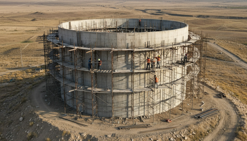 احداث مخزن ذخیره آب اضطراری طرقبه