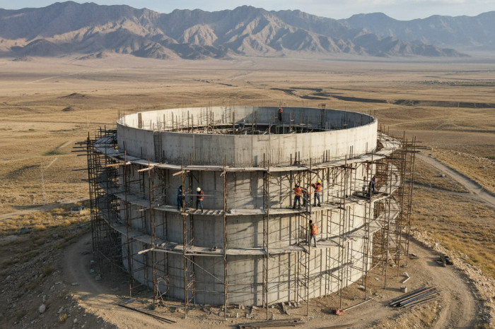 احداث مخزن ذخیره آب اضطراری طرقبه