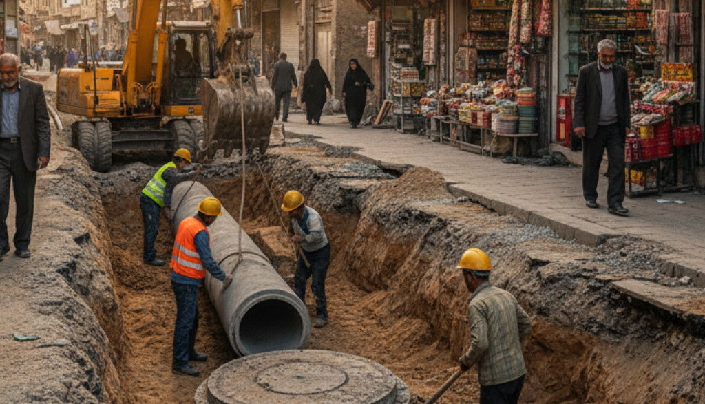طرح جمع‌آوری و تصفیه فاضلاب روستایی در کلات