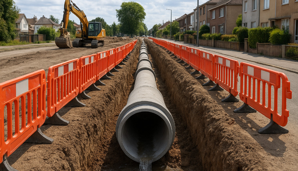 طرح نوسازی شبکه فاضلاب شهری قوچان