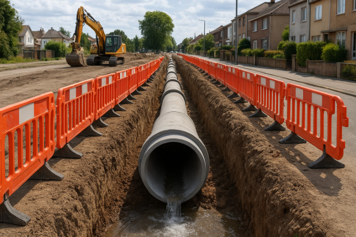 طرح نوسازی شبکه فاضلاب شهری قوچان